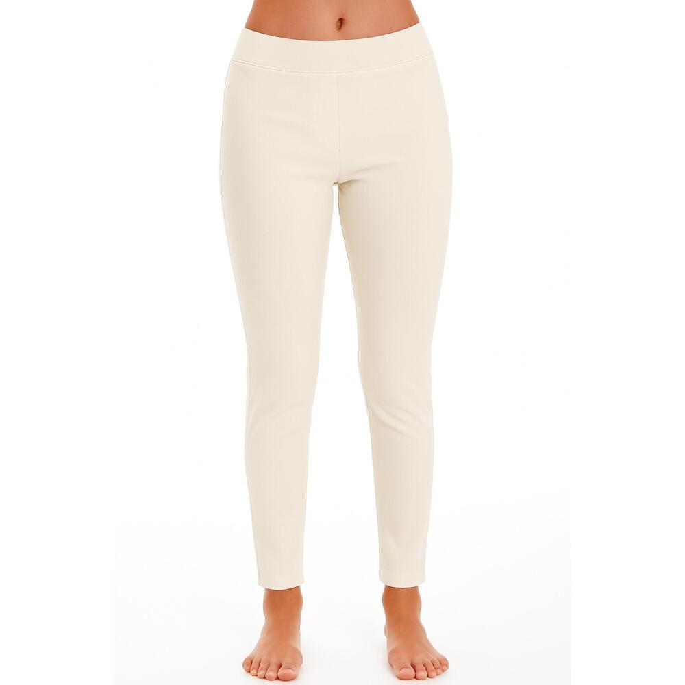 NEW ANGEL APPAREL high waisted leggings in cream